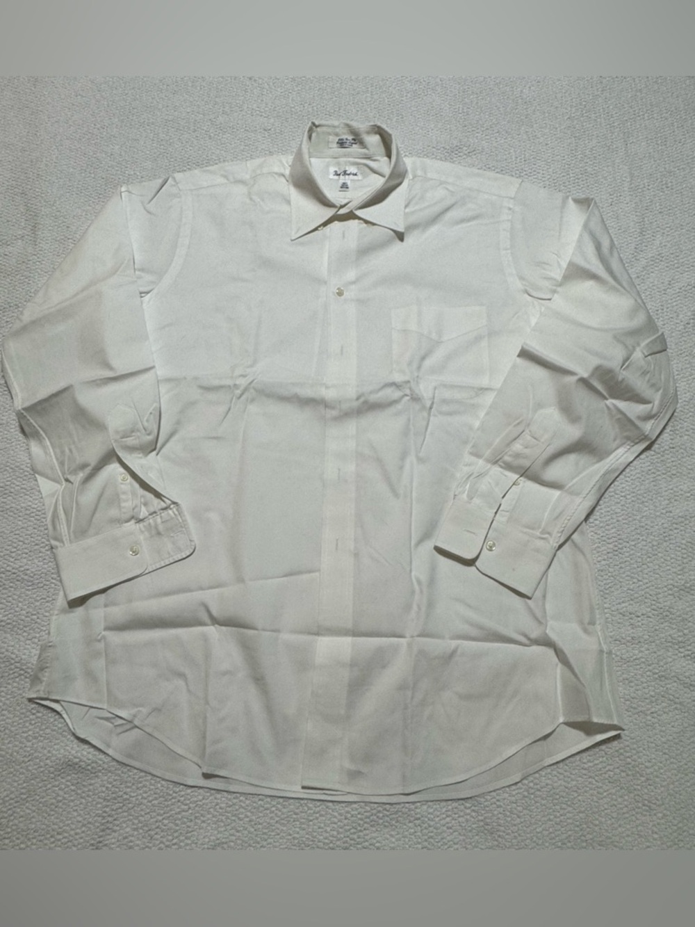 NWOT Paul Fredrick 80s Two
Ply Pinpoint Oxford Shirt Men's 16.5-36 White Office